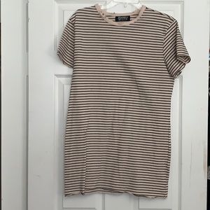 Striped T-shirt dress
